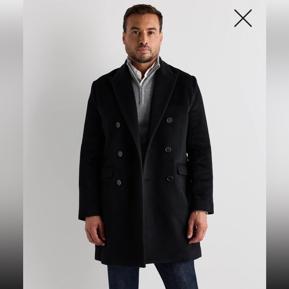 Quince Luxe Camel Hair Double-Breasted Overcoat, NWT, multiple sizes